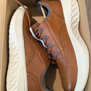 Cole Haan Men's Tan Leather Sneakers